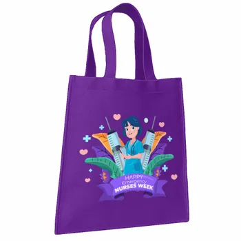 Non Woven Tote Bags - Custom Patch