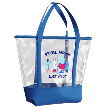 Clear Tote Bags - Custom Patch