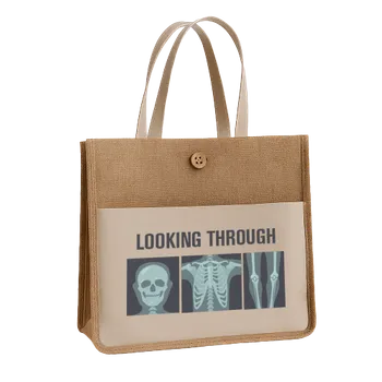 Jute Tote Bags - Custom Patch