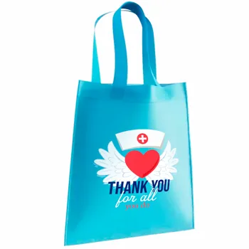 Non Woven Tote Bags - Custom Patch