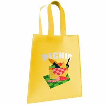 Non Woven Tote Bags - Custom Patch