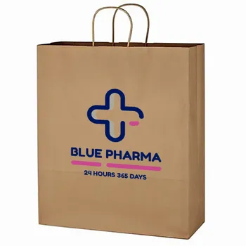 Paper Tote Bags - Custom Patch