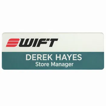 Acrylic Name Badges - Custom Patch