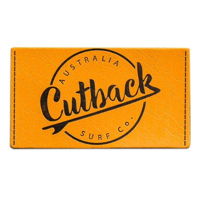 Vertical Debossed Outline Vertical Debossed Outline - Custom Patch
