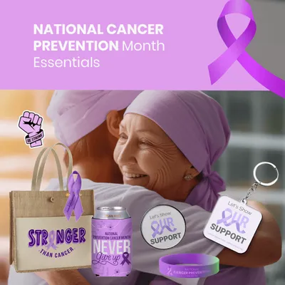 National Cancer Prevention Month Essentials - Custom Patch