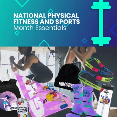National Physical Fitness and Sports Month Essentials - Custom Patch