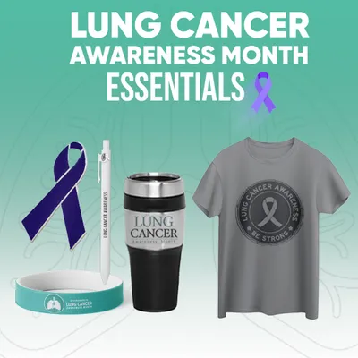 Lung Cancer Awareness Month Essentials - Custom Patch