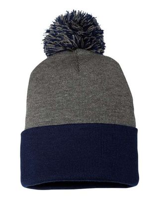 Dark Heather Grey/ Navy Dark Heather Grey/ Navy - Custom Patch