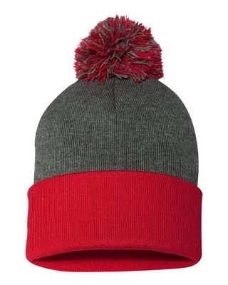 Dark Heather Grey/ Red Dark Heather Grey/ Red - Custom Patch