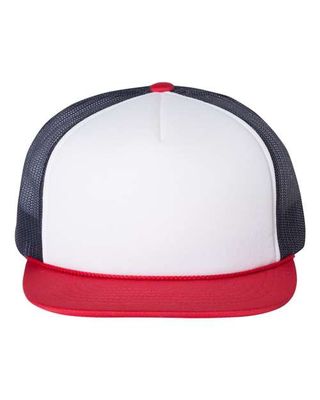 White/ Navy-Red White/ Navy-Red - Custom Patch