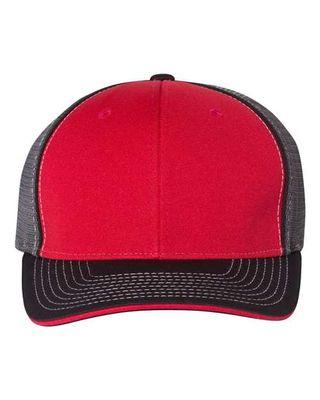 Red/ Charcoal/ Black Tri Red/ Charcoal/ Black Tri - Custom Patch