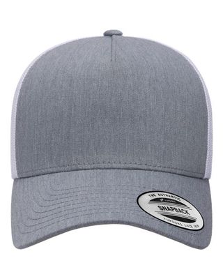 Heather/ White Heather/ White - Custom Patch