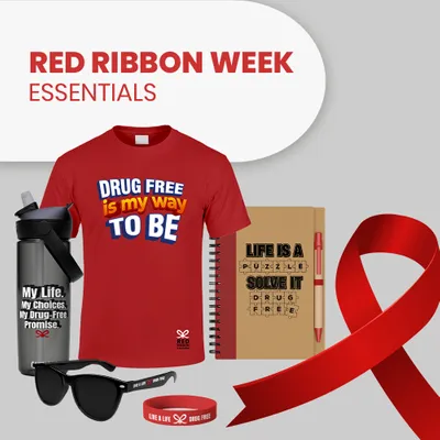 Red Ribbon Week Essentials - Custom Patch