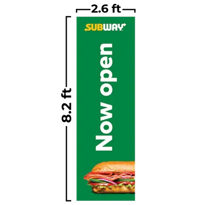 2.6 ft x 8.2 ft 2.6 ft x 8.2 ft - Custom Patch