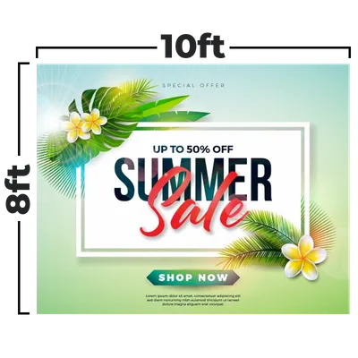 10 x 8 ft - Custom Patch