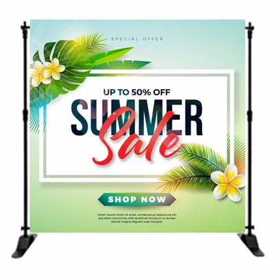 Top & Bottom Pole Pocket - Custom Patch