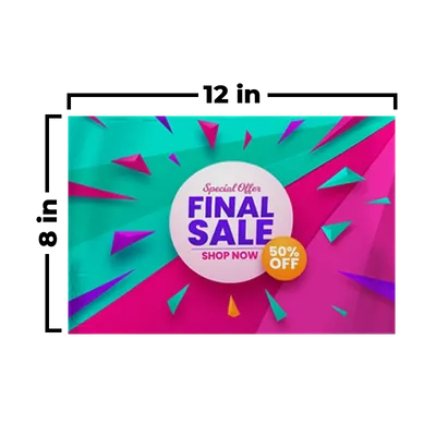 12 x 8 in - Custom Patch