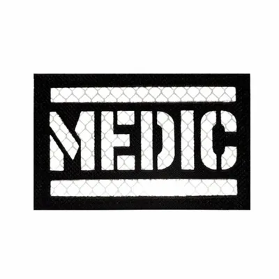 Black with White Black with White - Custom Patch