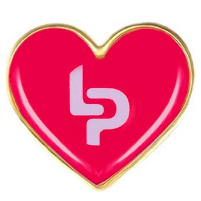 Heart Lapel Pin Heart Lapel Pin - Custom Patch