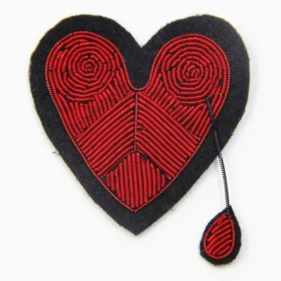 Red Heart - Custom Patch