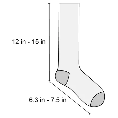 Youth (8-12 Years Old)_DTF Printing + Pure Cotton Knee High Youth (8-12 Years Old)_DTF Printing + Pure Cotton Knee High - Custom Patch