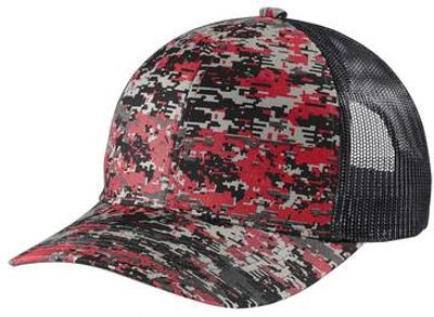 Flame Red Digi/ Grey Steel Flame Red Digi/ Grey Steel - Custom Patch