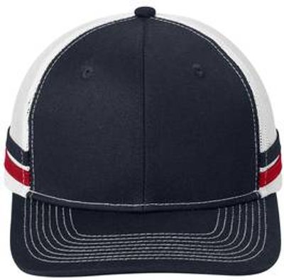 Rich Navy/ Flame Red/ White Rich Navy/ Flame Red/ White - Custom Patch