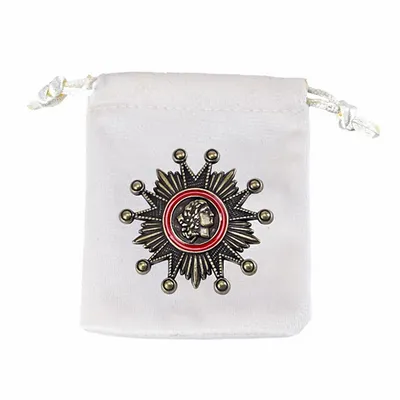 Beige Velvet Bag Beige Velvet Bag - Custom Patch