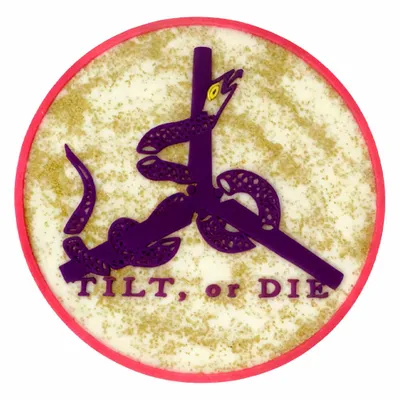 Gold Glitter PVC - Custom Patch