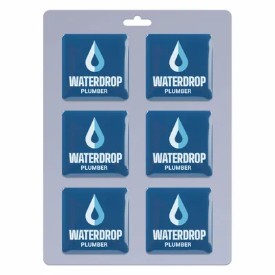 6 pack_Square Lapel Pin 1.25 inch