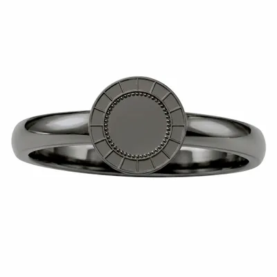 Glossy Black Nickel Plating - Custom Patch