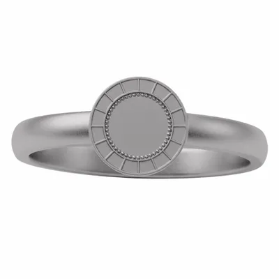 Matte Nickel Plating - Custom Patch