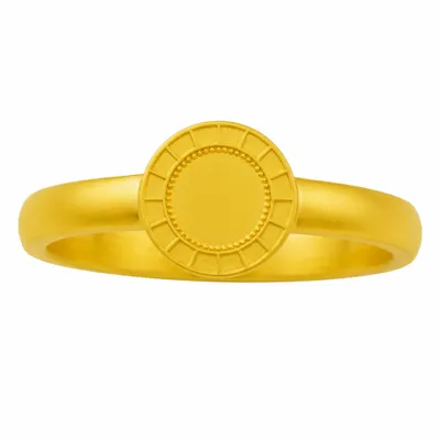 Matte Yellow Plating - Custom Patch