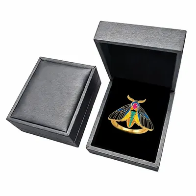 Silver PU Box - Custom Patch