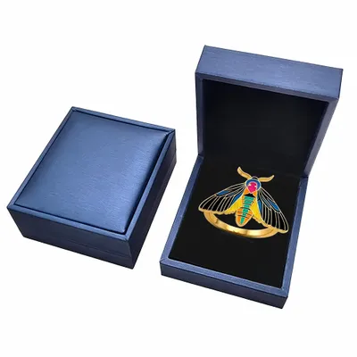 Blue PU Box - Custom Patch