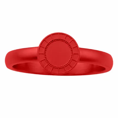 Matte Red Plating - Custom Patch