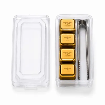 4-Pack Box Set with Tongs - Custom Patch