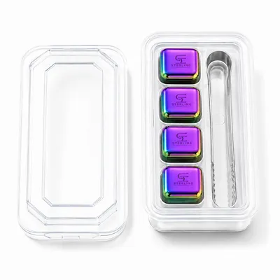4-Pack Box Set with Tongs - Custom Patch