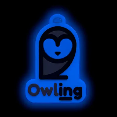 Blue Glow In The Dark - Custom Patch