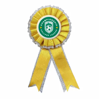 Yellow with silver edge - Custom Patch