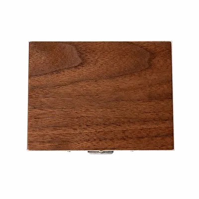 Walnut with Silver Frame - Custom Patch