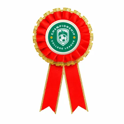 Red with silver edge - Custom Patch