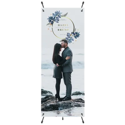 Adjustable X Banner Stands - Custom Patch