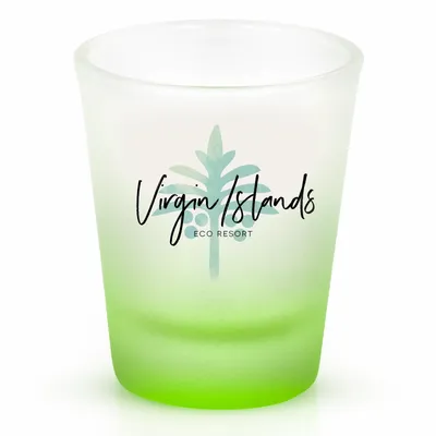 Frosted Glass Shot Glass - Custom Patch