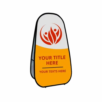 Vertical Pop Up Banners - Custom Patch