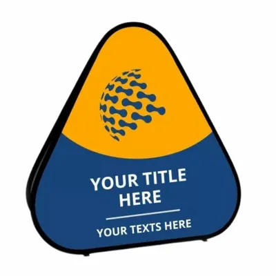 Triangle Pop Up Banners - Custom Patch