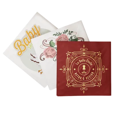 Custom Cloth Banquet Napkin - Custom Patch