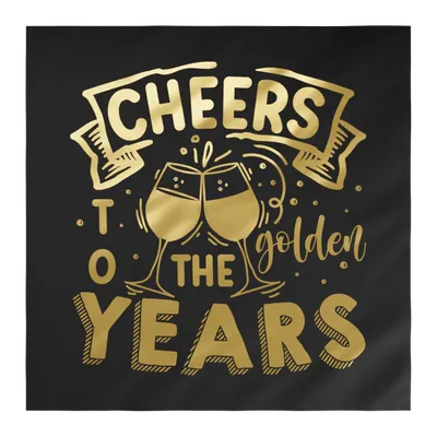 Custom Foil Stamped Beverage Napkin - Custom Patch