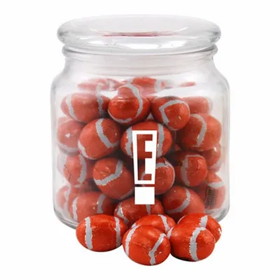 Jar with Chocolate Footballs - SG400 - Custom Patch