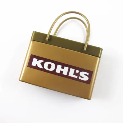 Gold Shopping Bag Tin - Custom Patch